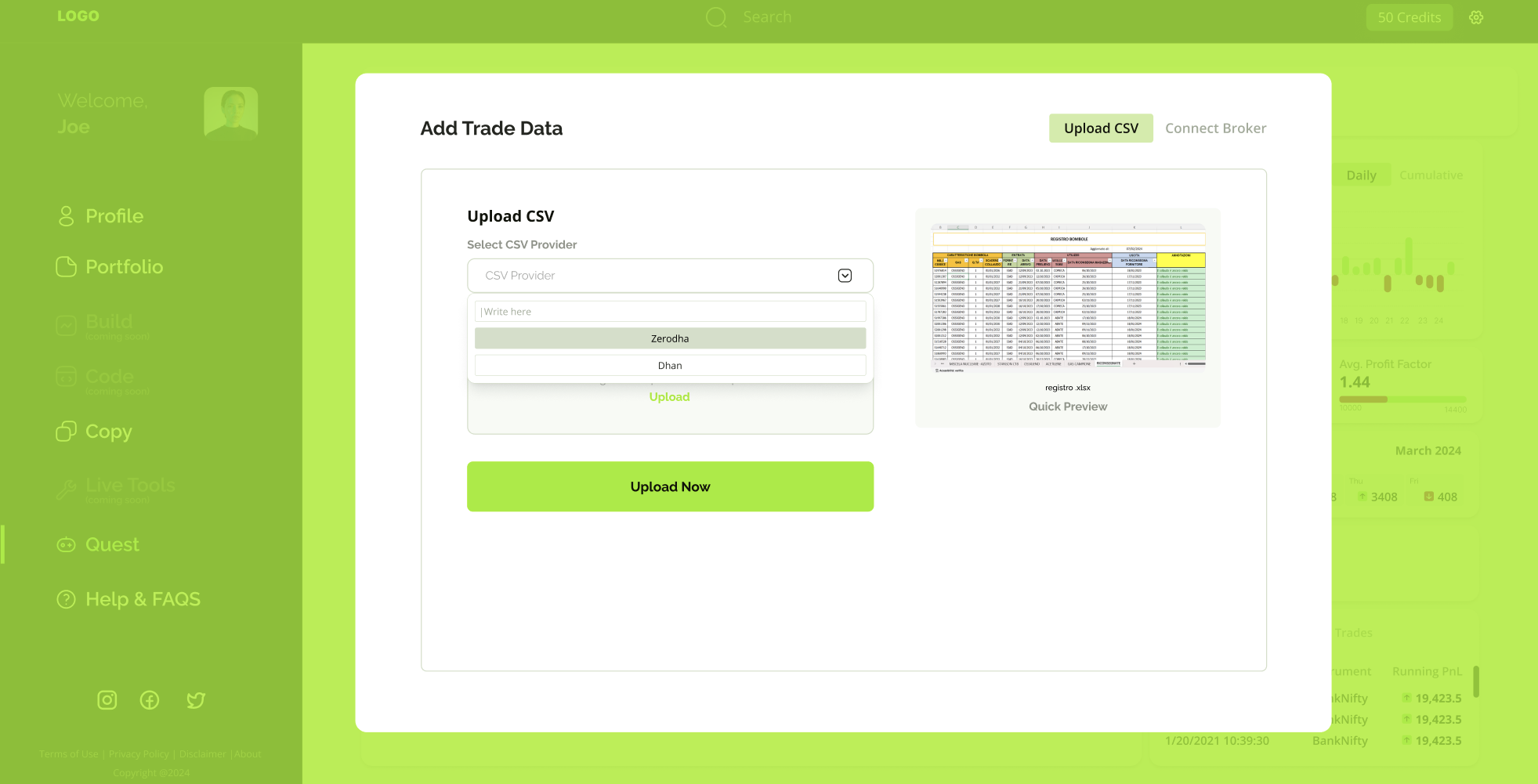 TradeVed Demo